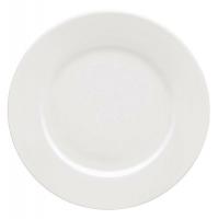 24T404 Plate, 6-1/2 In, White, PK 12