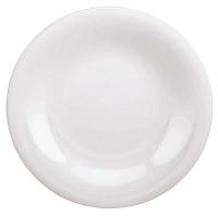 24T489 Coupe Plate, 6-1/2 In, White, PK 12