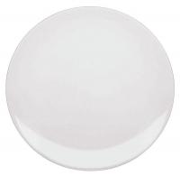 24T490 Coupe Plate, 8 In, White, PK 12