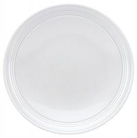 24T498 Coupe Plate, 9-1/2 In, White, PK 12