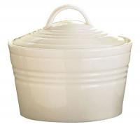 24T514 Sugar Bowl w/Lid, White, PK 12