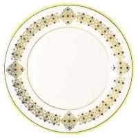 24T528 Accent Plate, 9 In, Ivory, PK 12