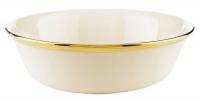 24T531 Bowl, Ivory/Gold, 6 In, 16 oz., PK 12
