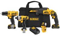 24T876 Cordless Combination Kit, 1.3A/hr., Li-Ion