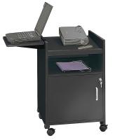 24T893 Projector Stand, Wood, Black