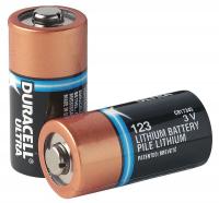 24T963 Battery, 123, Lithium, 3V, PK 10