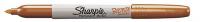 24U013 Permanent Marker, Fine, Bronze, PK 12