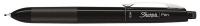 24U035 Permanent Pen, Medium, Black, PK 12