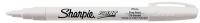 24U037 Paint Marker, Fine, White, PK 12