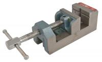 24W069 Drill Press Vise, 1-3/4 D, 3-1/8 in Open