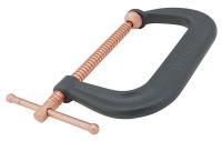 24W083 C-Clamp, 3 in, 2-1/2 in D, 3500 lb
