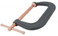 24W091 C-Clamp, 10 in, 6 in D, 8000 lb