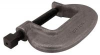 24W111 C-Clamp, 6 in, 3-3/8 in D, 27500 lb