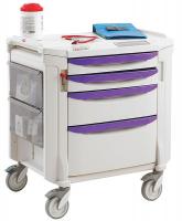24X117 Nurse Server Cart, H 35-1/8 x W 32-1/4