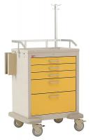 24X120 Isolation Cart, Lt Taupe, H 38-1/8 x W 30