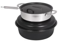24X218 Soup Station, Black w/Chrome