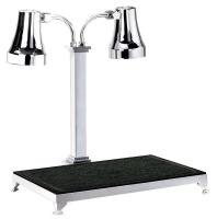 24X254 Carving Station, Polished, Dual Heat Lamp