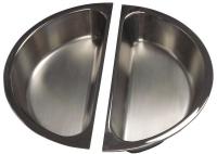 24X299 Food Pan, Round, Half Size, 3 qt.