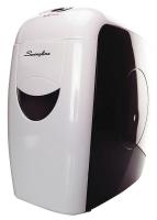 24Y122 Paper Shredder, Cross-Cut, 3.3 gal, Wht/Gry