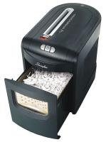 24Y119 Paper Shredder, Cross-Cut, 6 gal., Blk/Slv