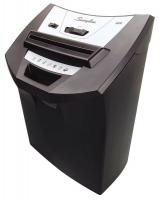 24Y136 Paper Shredder, Strip-Cut, 6 gal., Gray