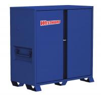 24Y925 Storage Cabinet, 60.125 x30.25x60.75, Blue