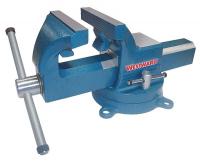 24Z094 Bench Vise, Pipe/Machinist, 4 In, Swivel