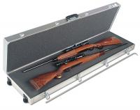 24Z149 Gun Case, 2 LG Scoped Rifle with Wheels