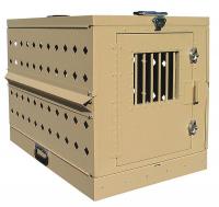 24Z169 XL Collapsible Dog Crate, 40x22x27H, Alum