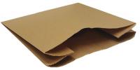 25D162 Trash Can Liner, Brown, 17 In. W, PK250