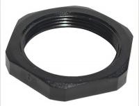 25D344 Locknut, 1/2 In, For Tubing, PK10