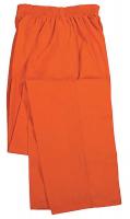 25D368 Pants, Inmate Uniforms, Orange, 46 to 50 In