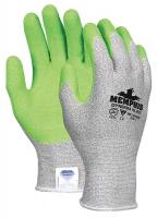 25D590 Cut Resistant Glove, S, S-n-P/HiVis Grn, Pr