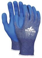 25D601 Cut Resistant Glove, L, Blue/Blue, Pr