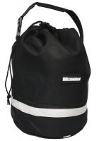 25F579 Unlined Bag, Drawstring, 10x10x14In, Black