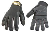 25K904 Mechanics Gloves, Blk/Gray, M, PR
