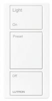 25L195 Dimming Remote Control, 3 Button, White