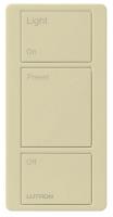 25L196 Dimming Remote Control, 3 Button, Ivory