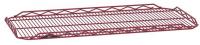 25W865 Wire Shelf, Drop Mat, 14x36, Flame, Epoxy