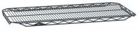 25X036 Wire Shelf, Drop Mat, 14x48, Black, Epoxy
