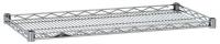 26C257 Wire Shelf, Drop Mat, 21x48, Chrome, PK4