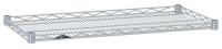 26C261 Wire Shelf, Drop Mat, 14x48, Zinc, PK4