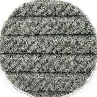 26G863 Entrance Mat, PET Poly Fiber, Gray, 8.4x3ft