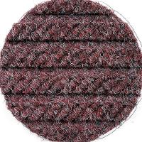 26G867 Entrance Mat, PET Poly Fiber, Maroon, 4x3ft