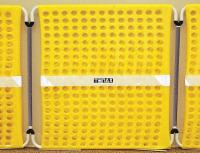 26L002 Barrier System, Yellow, 40 x 4 x 40 In