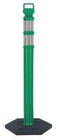 26L005 Delineator Post, Green, HDPE, 45 In