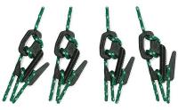 26W544 Bungee Cord, Carabiner, 4-8/25 In.L