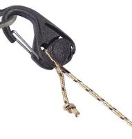 26W547 Bungee Cord, Carabiner, 2-3/5 In.L, 6 In.D