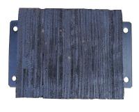 26W586 Dock Bumper, Rubber, H 12 x D 6 x W 20