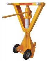 26W618 Stabilizing Jack, Hydraulic, Ht 47 In